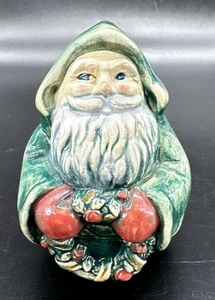 Estatuilla de Papá Noel del Viejo Mundo de Colección San Nicolás Cerámica Pintada a Mano 3.75" Usada en Excelente Condición - Imagen 1 de 9