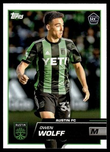 2023 Topps MLS Owen Wolff Rookie Austin FC #33