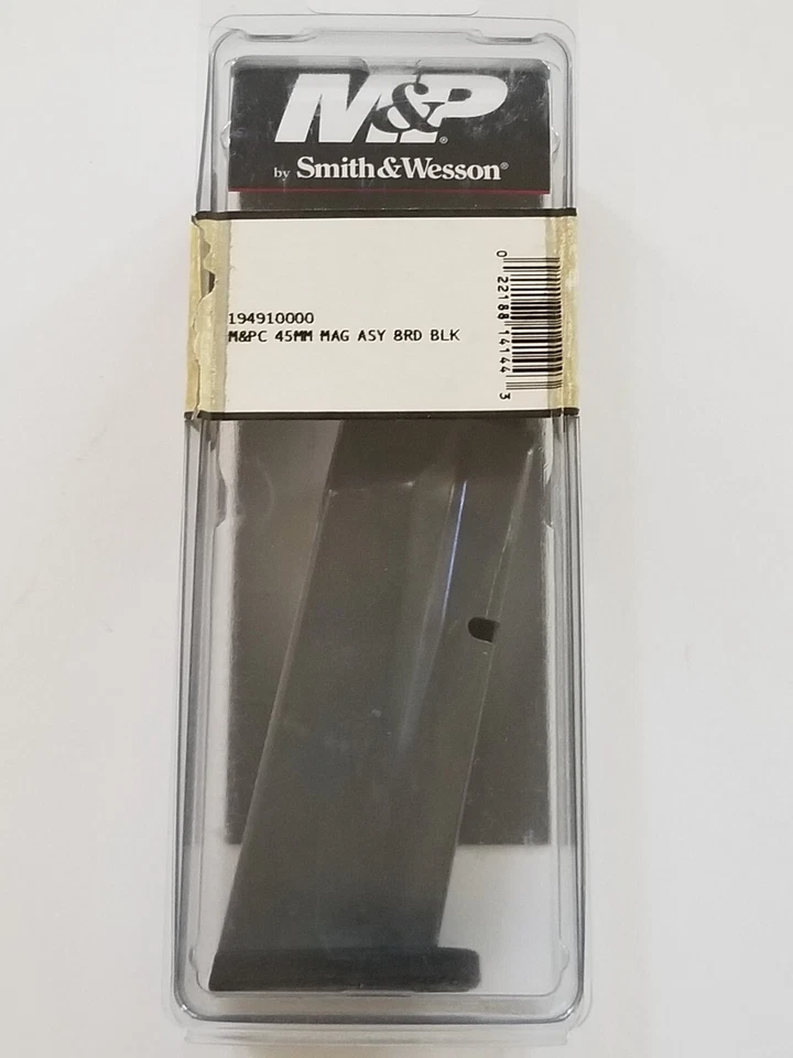 Smith & Wesson M&p 45 Compact 8 Round Factory Magazine 8rd S&w Mag 45c