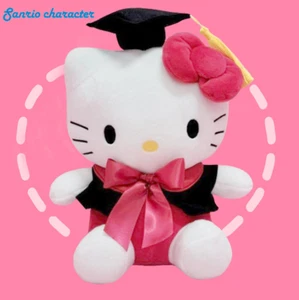 Sanrio Characters Official Plush Doll Series Graduation Hello Kitty 10" Stuffed - Picture 1 of 2