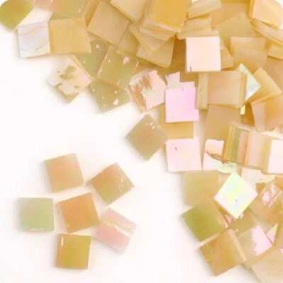 彩色玻璃用品马赛克艺术粒子工艺品彩色玻璃10*10毫米 — 第 1/4 张图片