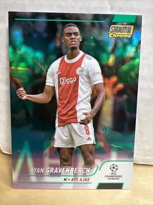 2021-22 Ryan Gravenberch Topps Stadium Club Chrome Green AFC AJAX #35/125 - Image 1 of 3