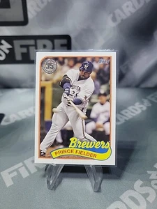 2024 Series 2 1989 Topps Baseball #89B2-23 Prince Fielder Milwaukee Brewers - Picture 1 of 2