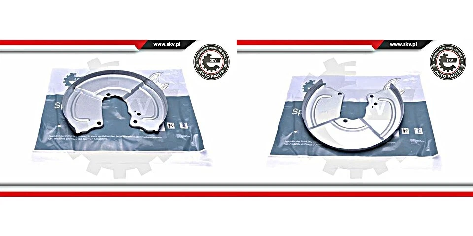 Par de placas de pulverización de disco de freno trasero SKV para FIAT Tipo LANCIA ALFA ROMEO 87-12 - Imagen 1 de 1