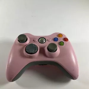 Microsoft Xbox 360 Controller Pad Pink Tested & Working Pink Xbox 360 Controller - Picture 1 of 7