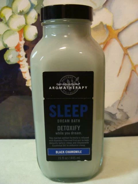 BATH AND BODY WORKS MANZANILLA NEGRA DESINTOXICACIÓN BAÑO DE ENSUEÑO DE LUJO EXTREMADAMENTE RARO Foto 1 de 1