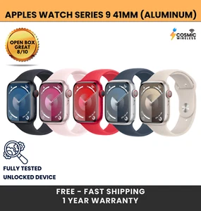 Apple Watch Series 9 41mm (WiFi + LTE/Cellular) Aluminium - Zdjęcie 1 z 13
