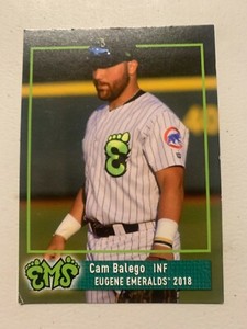 Cam Balego Card 2018 Eugene Emeralds Team Card