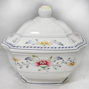 NANKING by Villeroy & Boch Covered Sugar 4.5" tall NEW NEVER USED Made Germany - Picture 1 of 5