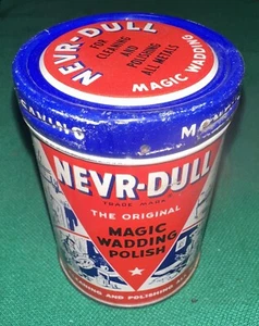 BELLA LATTA VINTAGE ORIGINALE ROSSA BIANCA E BLU 1941 NEVR-OPACA CON CONTENUTO - Foto 1 di 6