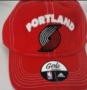 NBA Portland Trailblazers Girls HatRed Adidas - Picture 1 of 6