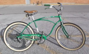 Schwinn Cruiser 5 custom lime Green Paint Chicago Made Dec 1980 USA - Picture 1 of 7