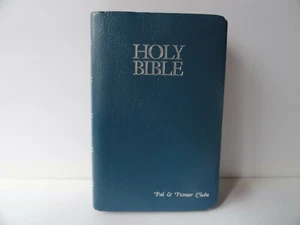 Zondervan 1962. King James Bibel mit Helfen blaues Leder - Bild 1 von 4