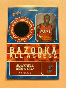 A20,516 - 2005-06 Bazooka All-Access Relics #MW Martell Webster Jersey