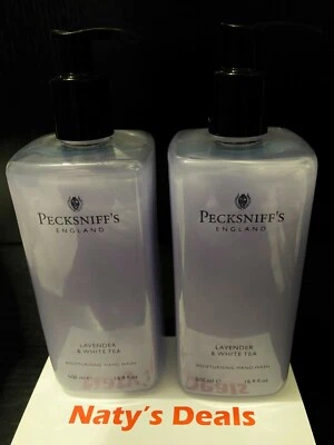 PECKSNIFF'S Lote de 2 LAVANDA Y TÉ BLANCO HIDRATANTE LAVADO A MANO 16,9 cada uno Foto 1 de 2