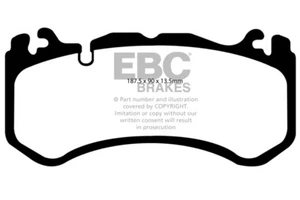 EBC Yellowstuff Front Brake Pads for Mercedes C Class W204 C63 AMG Black 2012>14 - Picture 1 of 1