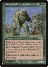 SKYSHROUD BEHEMOTH ~mtg NM-M The List Rare x1