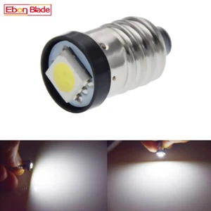 1Pcs DC 3V White E10 5050 Led Flashlight Replacement Bulb Torch Lamp Work Light - Picture 1 of 7