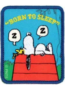 Peanuts Snoopy Woodstock sleep embroidery patch appliqué wappen - Picture 1 of 1