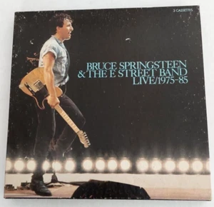 3 CASSETTE TAPES BOX SET – BRUCE SPRINGSTEEN & THE E STREET BAND LIVE 1975-85 - Picture 1 of 11