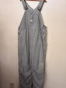 Vintage Penney’s Pay Day Overalls Squareback Sanforized Cotton Great Condition - Picture 1 of 10