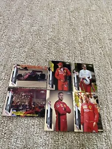 Juego de 6 Sebastian VETTEL 2020 Topps Cromo Fórmula 1 F1 FERRARI Carrera gana - Imagen 1 de 8