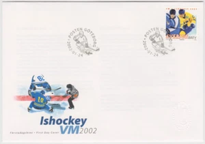 Sweden FDC 2002, Sport, Ice-Hockey World Championship 2002, Mint - Picture 1 of 1