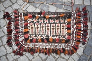Fabulous Antique Turkoman Bag Awesome Collector's  Tribal Mafrash Kilim Bag    - Picture 1 of 12