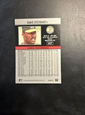 Cnr 1991 Leaf #417 Dave Stewart, Oakland A’s Athletics