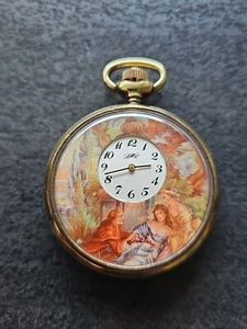 BWC Swiss Taschenuhr Damen/Herren Taschenuhr mit Motiv - Abl-1-19 - Picture 1 of 9