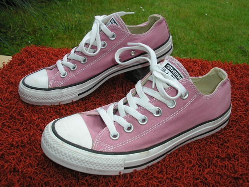 Sneakers originali Converse Chucks Taylor LO taglia 37 5 rosa antico perfette!!!
