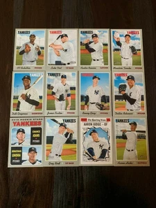 2019 Topps Heritage NEW YORK YANKEES Base Team Set of (12) Judge Sabathia - Picture 1 of 1