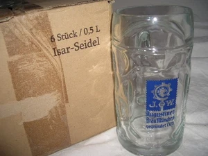 AUGUSTINER Bräu München - orig. ISAR Seidel 0,5 l - neu - Bild 1 von 2