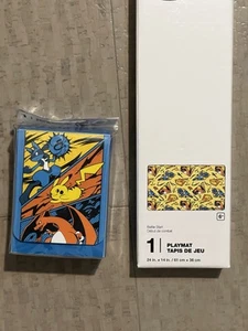 Battle Start Playmat And Deck Box Pokemon Center Charizard Pikachu Lucario Alt - Bild 1 von 3