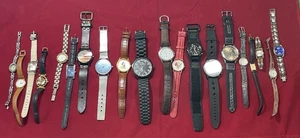 ¡Lote de relojes usados de colección a nuevos para piezas o reparación!! - Imagen 1 de 14