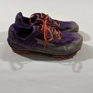 Altra King MT 1.5 Trail Hiking Womens Purple Gray Running Shoes Sneakers Sz 11 - Picture 1 of 12