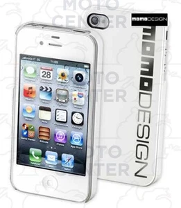 Sorgerecht Momo Design Starr Weiß Perle Poliert IPHONE 4S/4 - Schriftzug Schwarz - Bild 1 von 1