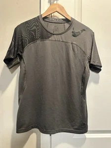 Nike Pro Damen grau Hyper Cool Fitted Sportshirt XL - Bild 1 von 4