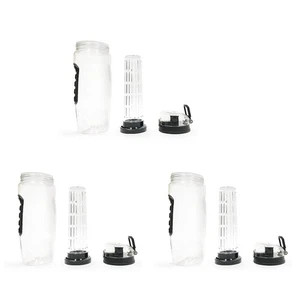 3X 1000Ml / 32Oz Frucht Infusion Infuser Wasserflasche Kunststoff Sport Det6461 - Bild 1 von 5