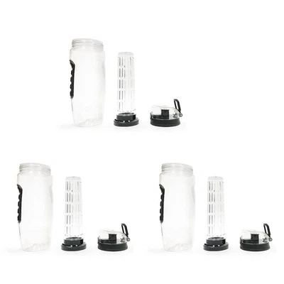 3X 1000Ml / 32Oz Frucht Infusion Infuser Wasserflasche Kunststoff Sport Det6461 - Bild 1 von 4