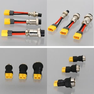 XT60 Battery Adapter DC 5.5 Xiaomi XLR Aviation Plug For Enhancer Fast Charger​ - Picture 1 of 36