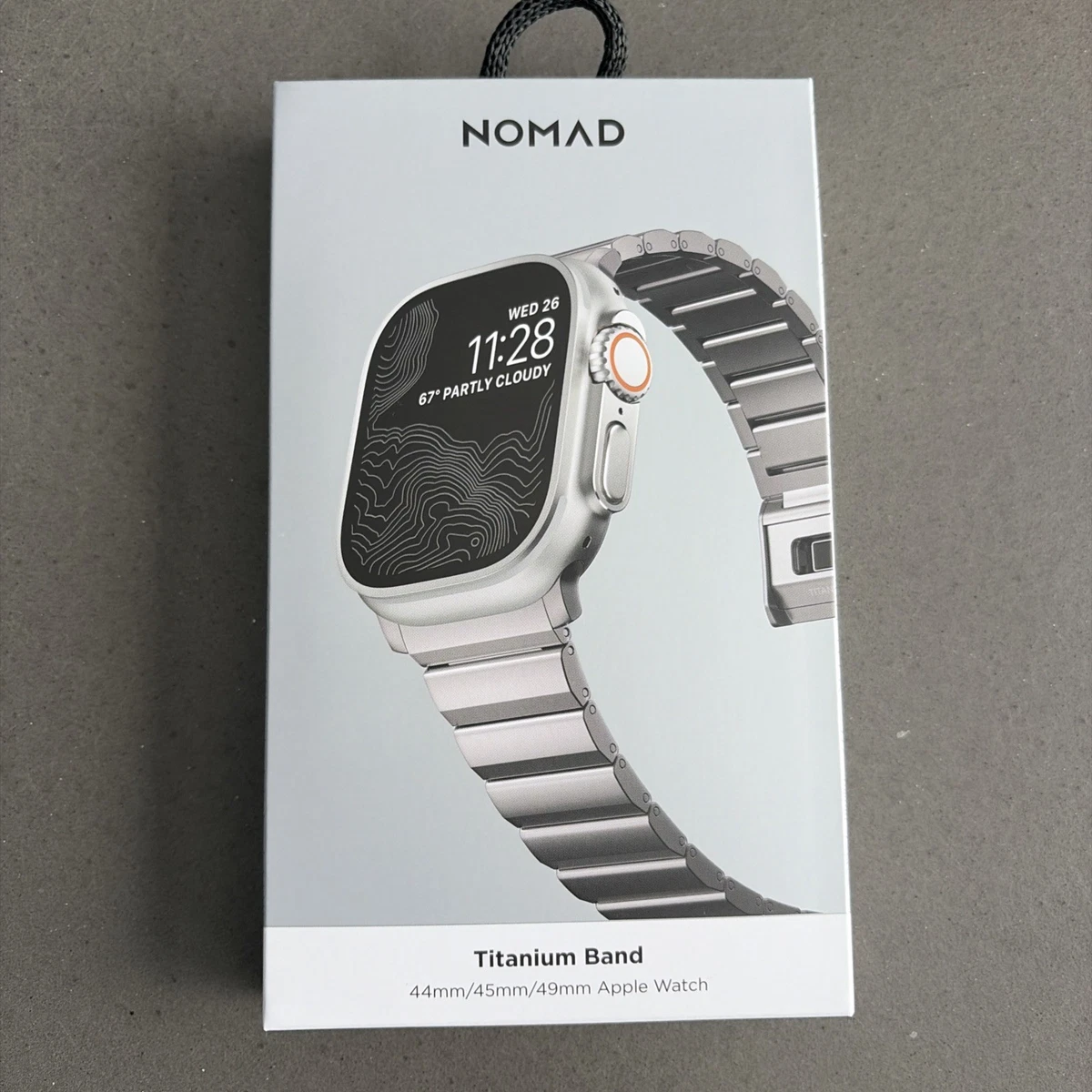 NOMAD Titanium Band ディスカウント 44/45/49mm ブラックチタニウム