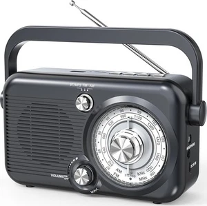 Portable AM FM Radio with Bluetooth,2000mAh Rechargeable Transistor with Best... - Picture 1 of 9