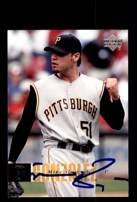 Signed Baseball Card Auto Mike Gonzalez 2006 Upper Deck #757 Pittsburgh Pirates - Image 1 of 2