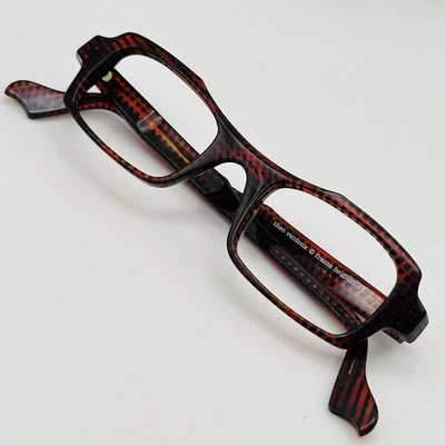 Theo Belgium Gafas Hombre Mujer Ovaladas Rojo Negro Mod. Ventoux 017 NUEVO Foto 1 de 4