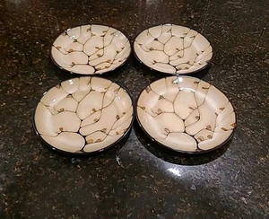 SET OF 4 Mikasa Gourmet Basics ANDRIA Stoneware 8 3/8” Salad Plates - Picture 1 of 11