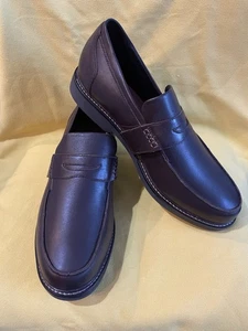 Zapatos de cuero marrón Apex para hombre talla 14 W cierre ajustable - Imagen 1 de 12