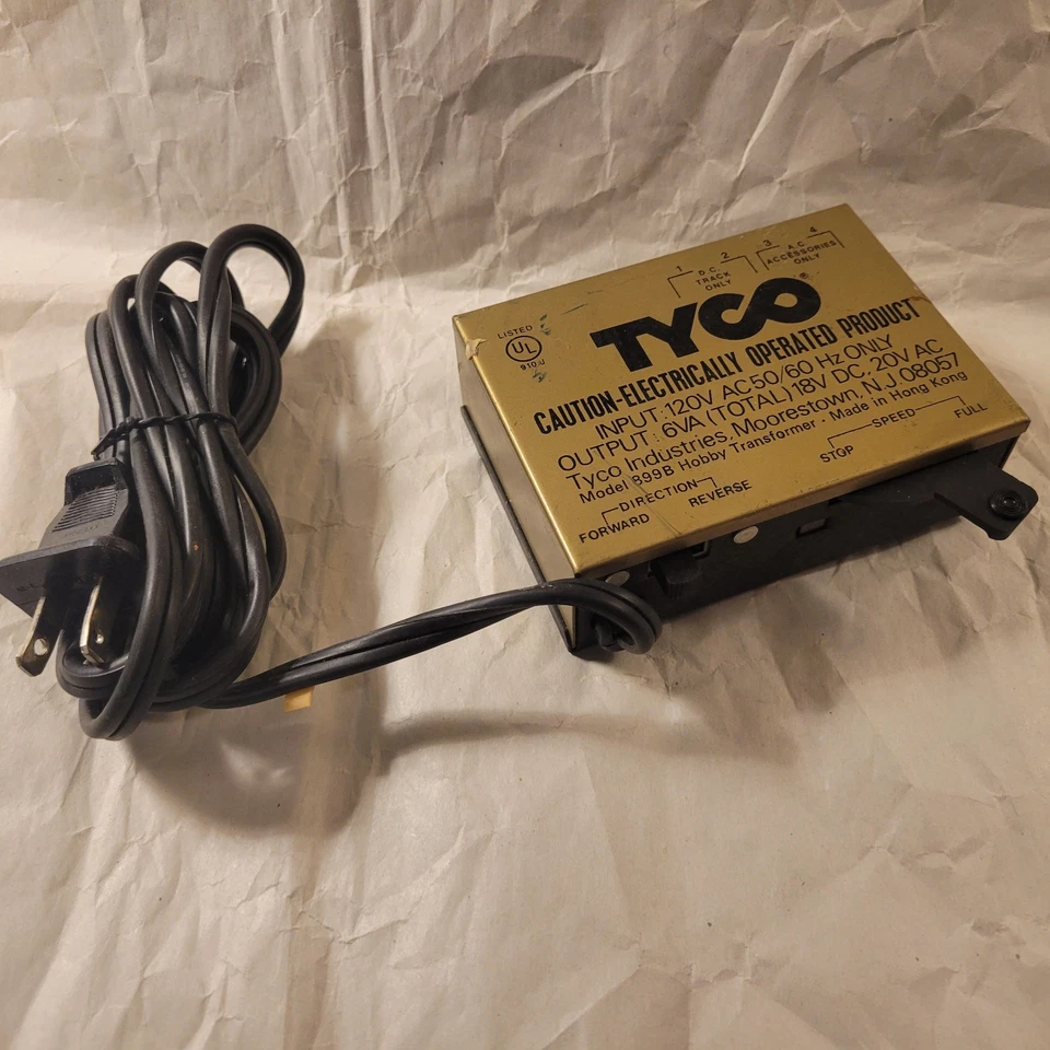 ✅ Transfomer TYCO 899B 6VA - 18 Vdc adelante/reversa - Accesorio 20 Vac (¡leer!) Foto 1 de 1