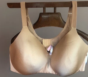 Comfort Choice Wireless Full Coverage Lined Bra Women's 48DD Back Close Beige - Picture 1 of 8