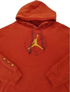 Air Jordan Hoodie Herren XXL Orange Nike Essential Pullover Sweatshirt Jumpman - Bild 1 von 7